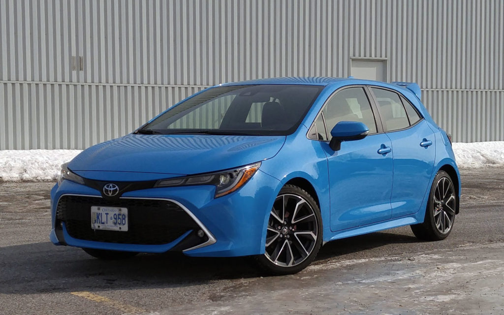 2019 Toyota Corolla hatchback: the front view