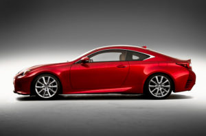 red-lexus-rc350-side-profile
