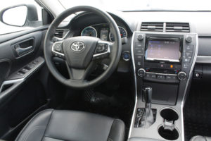 2016 Toyota Camry Hybrid: car dashboard