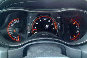 2019 Dodge Durango SRT speedometer panel