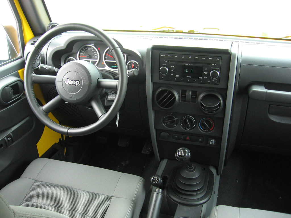 Jeep Wrangler: 4WD shifters