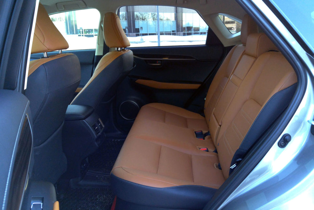 2019 Lexus NX-300 back seats