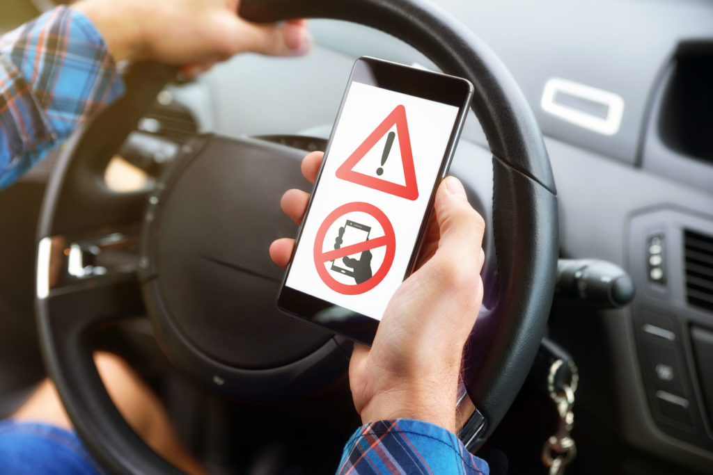 No cell phone use while driving