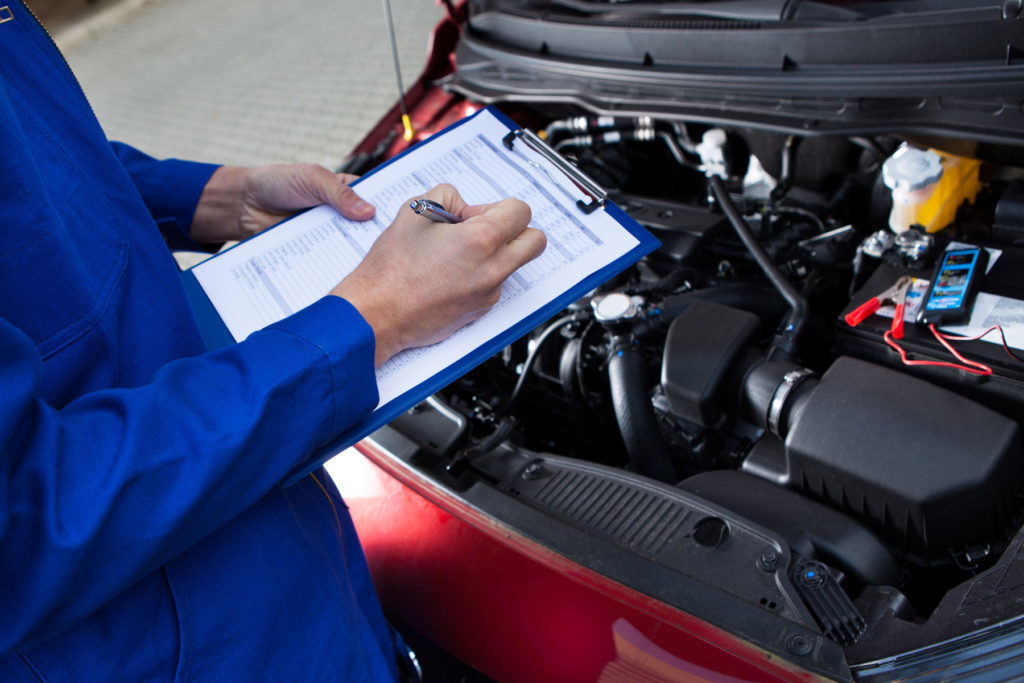 Car mechanical inspection